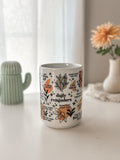 Daily Affirmations Mug: Mental Health Glass Cup