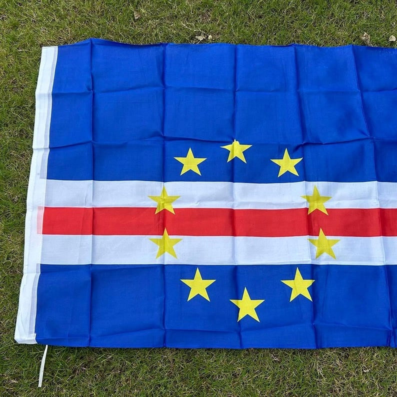 Cape Verde Flag 3x5 ft: Cabo Verde National Polyester Outdoor Flag