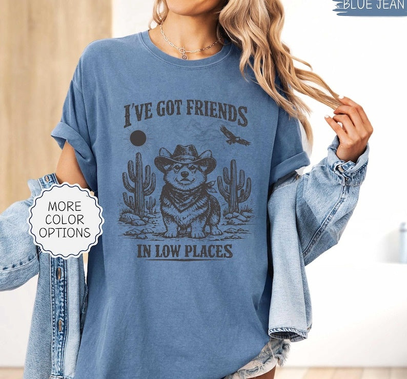 Retro Corgi Shirt: Funny Dog Lovers Gift T-Shirt