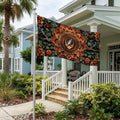 Stealie Mandala Flag: Grateful Dead Double Sided House Flag