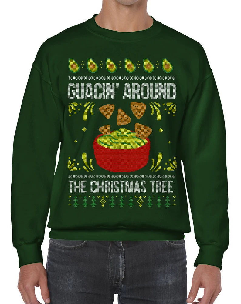 "Guacin' Around The Christmas Tree" Ugly Christmas Sweater