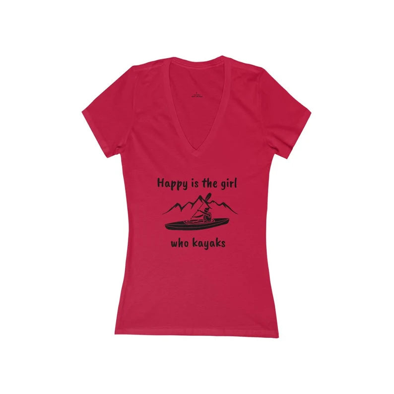 Mountain River Paddling V-Neck Shirt
