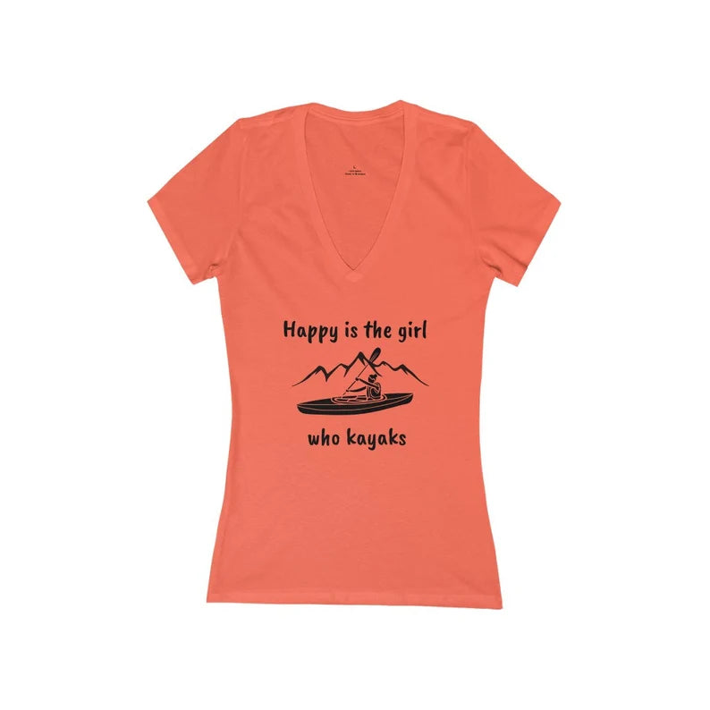 Mountain River Paddling V-Neck Shirt