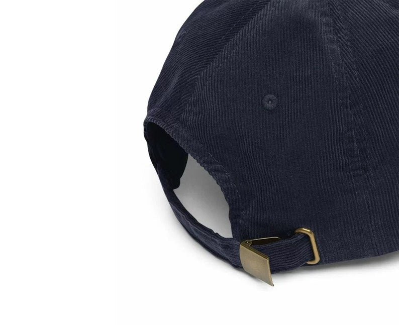Raccoon Corduroy Cap: Embroidered Novelty Wildlife Dad Hat