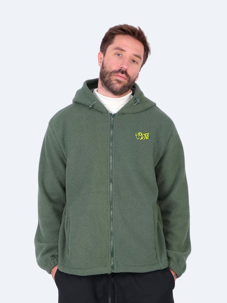 Oversized Teddy Hoodie Homer Bush Embroidery