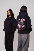 Embroidered Mount Fuji & Cherry Blossom Hoodie