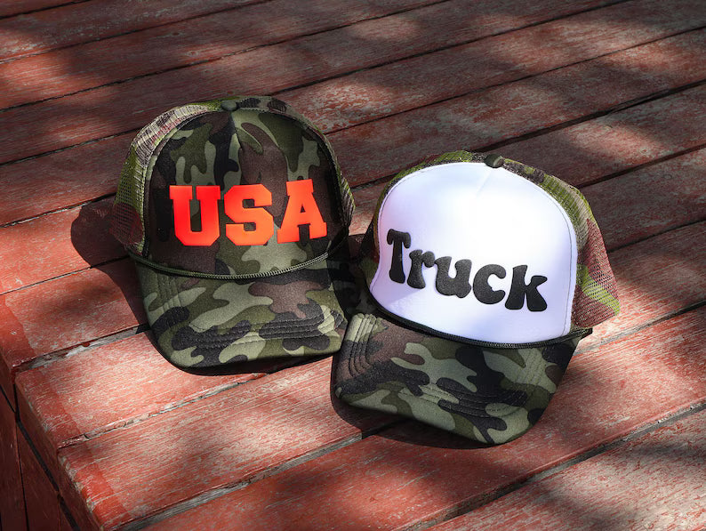 Custom Personalized Mesh Foam Trucker Cap