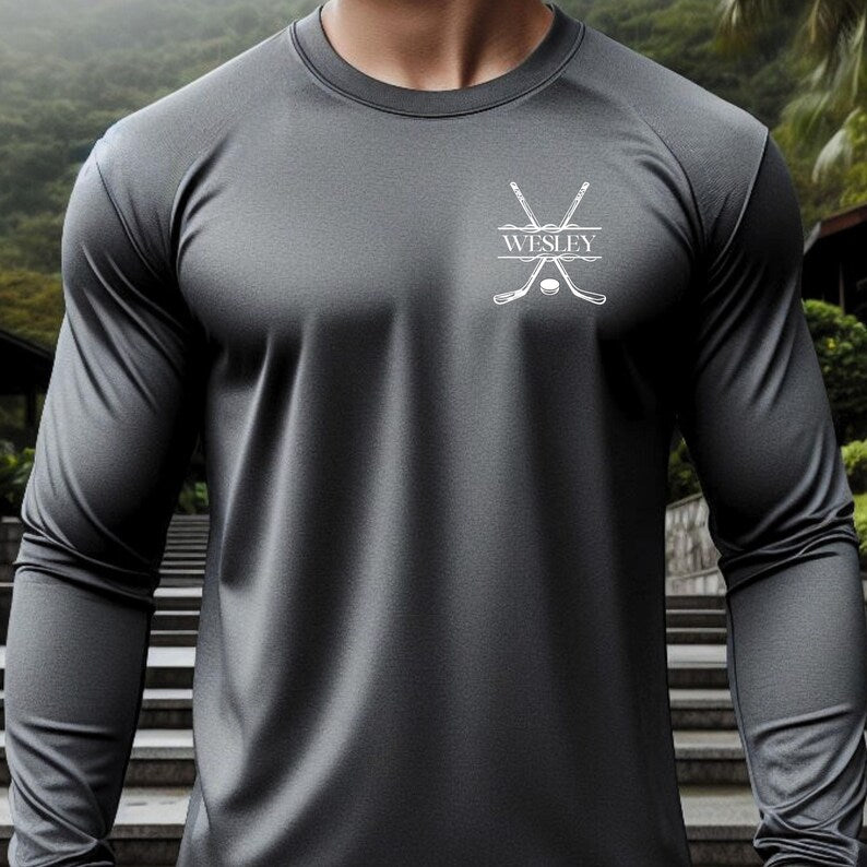 Men's Long Sleeve Hockey Dry Fit Shirt