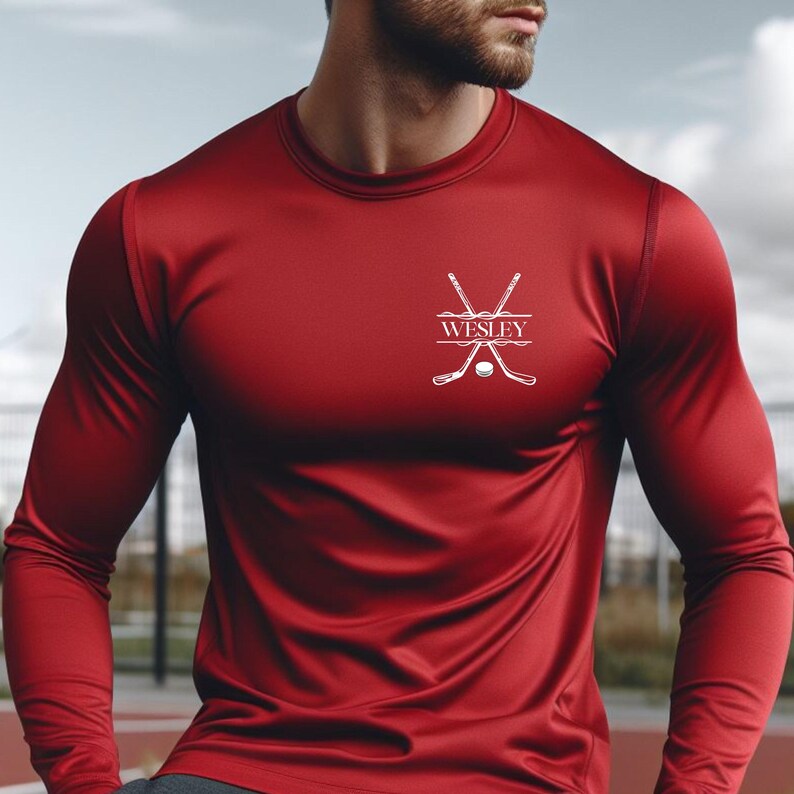 Men's Long Sleeve Hockey Dry Fit Shirt