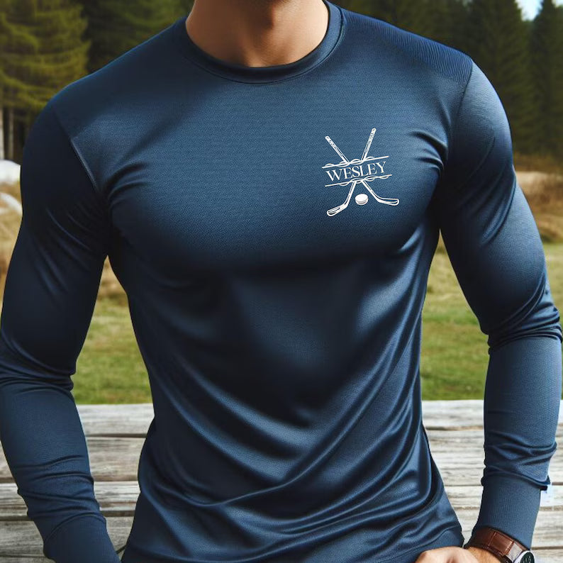 Men's Long Sleeve Hockey Dry Fit Shirt