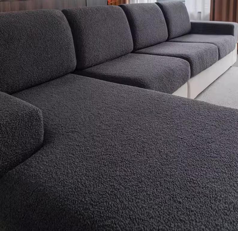 Universal Elastic Sofa Cover | Washable, Non-Slip Pet-Friendly Furniture Protector