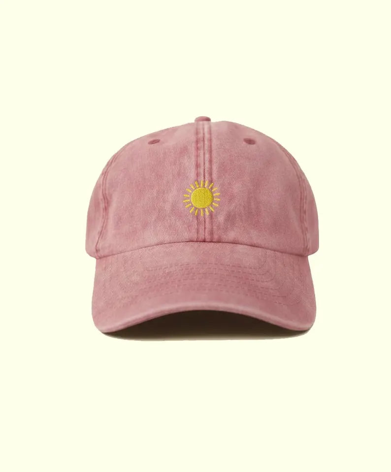 Bestickte Sonne Baseball Cap Stylische Baumwoll Sun Cap