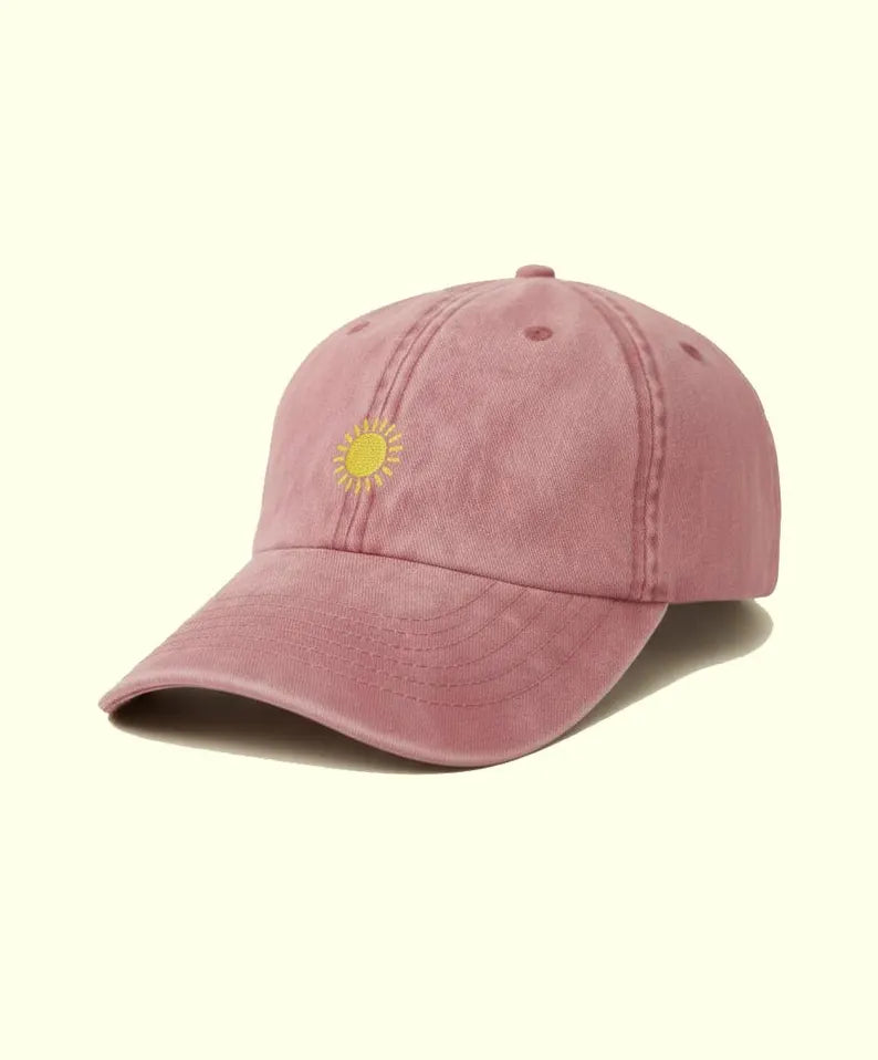 Bestickte Sonne Baseball Cap Stylische Baumwoll Sun Cap