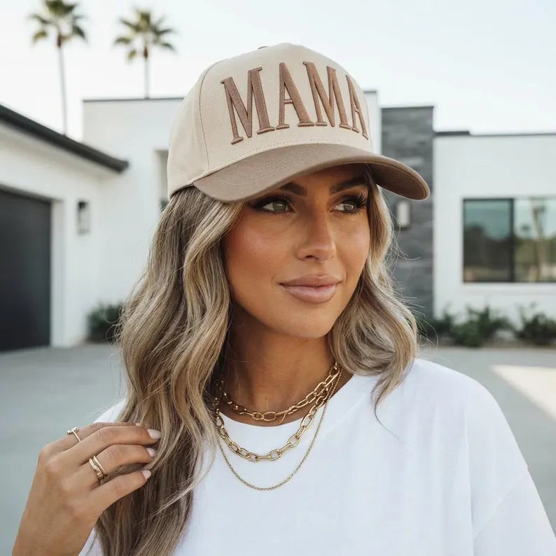 Custom Embroidered Mama Baseball Cap