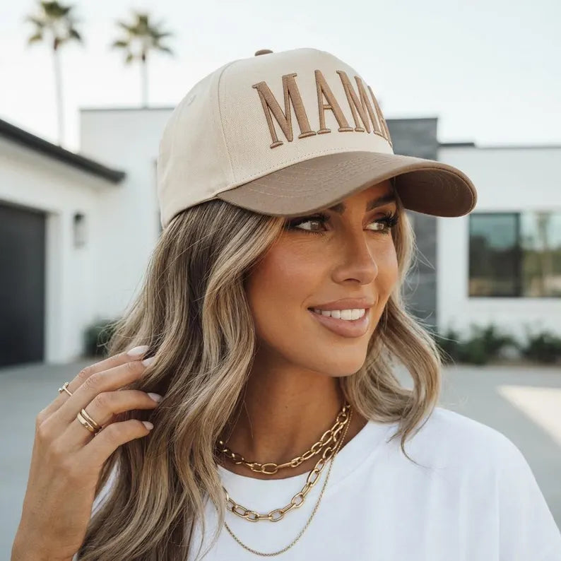 Custom Embroidered Mama Baseball Cap