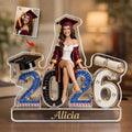 Graduation Photo Acrylic Plaque: Custom Class of 2026 Grad Gift