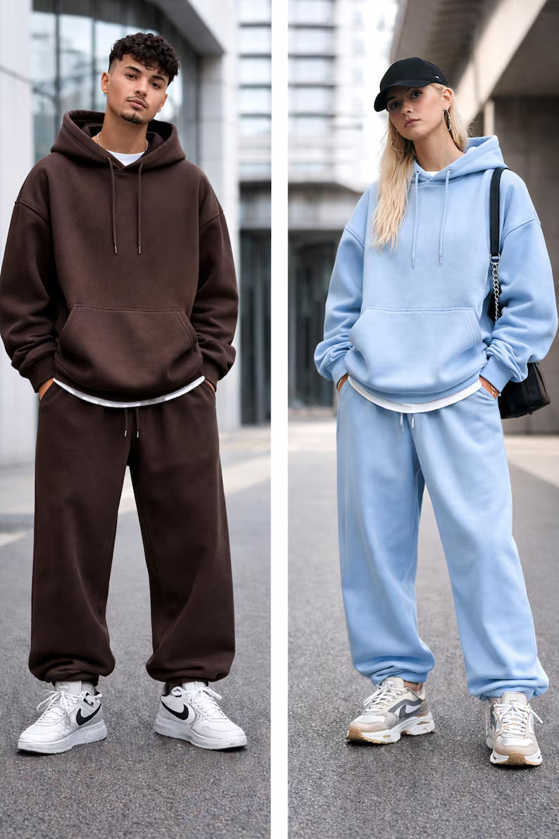 Oversized Streetwear Hoodie & Joggers Set