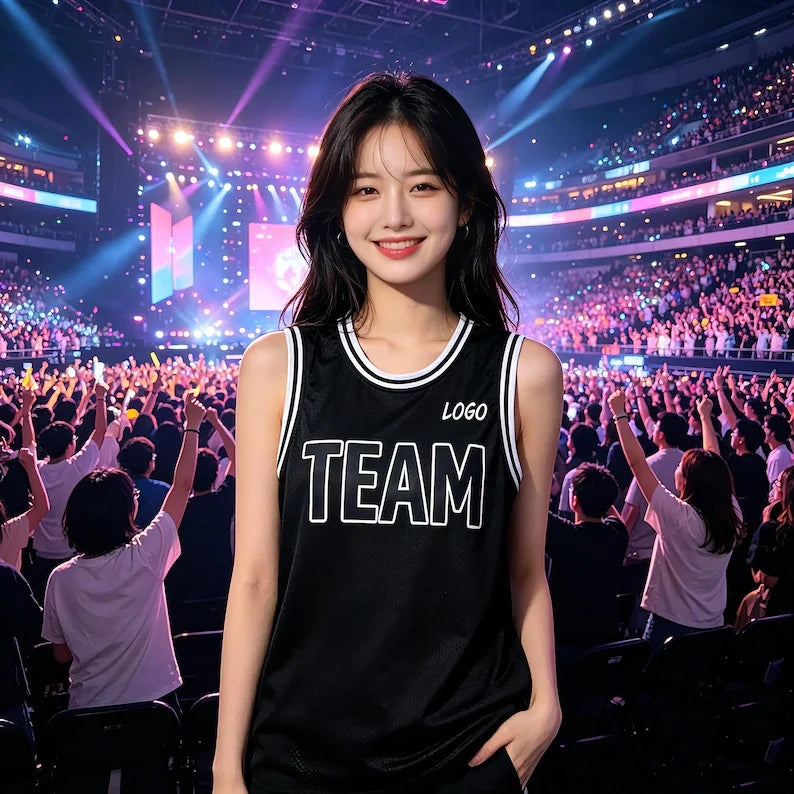 Personalized Name Number Mesh Tank Top