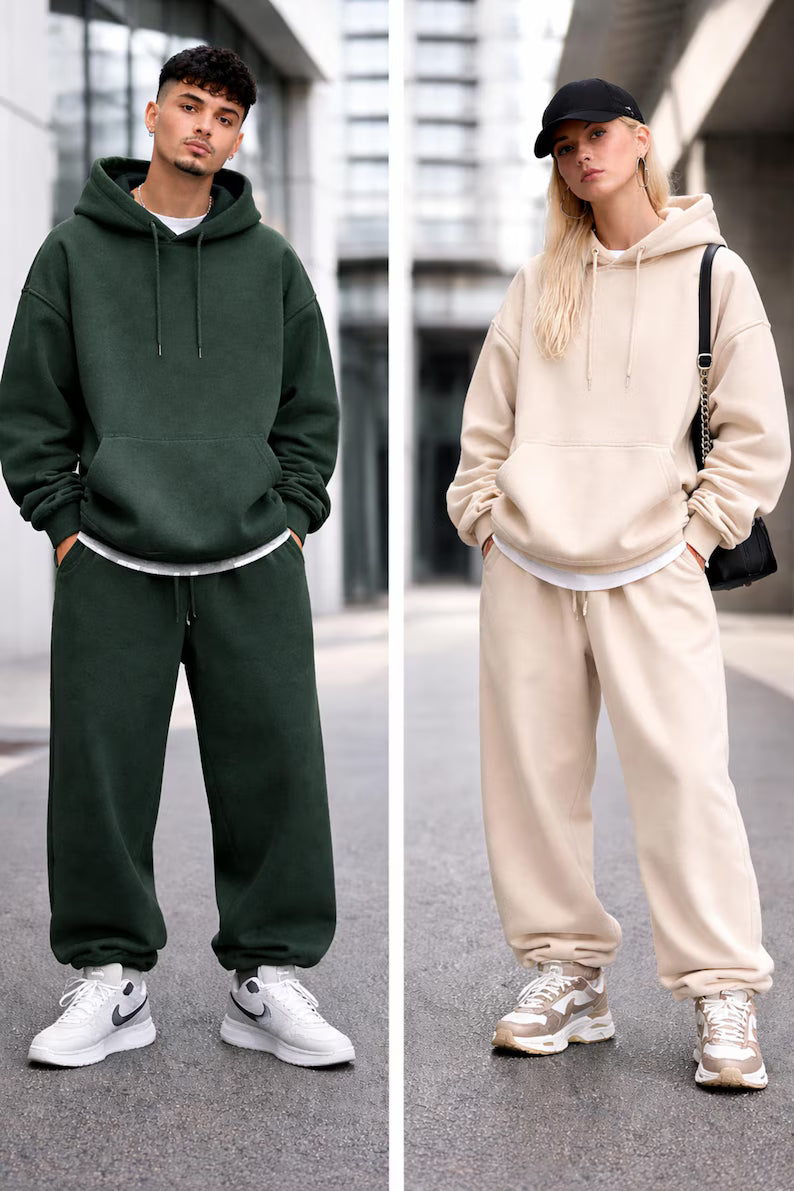 Oversized Streetwear Hoodie & Joggers Set