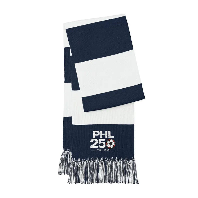 PHL 250 Philadelphia 2026 Soccer Scarf