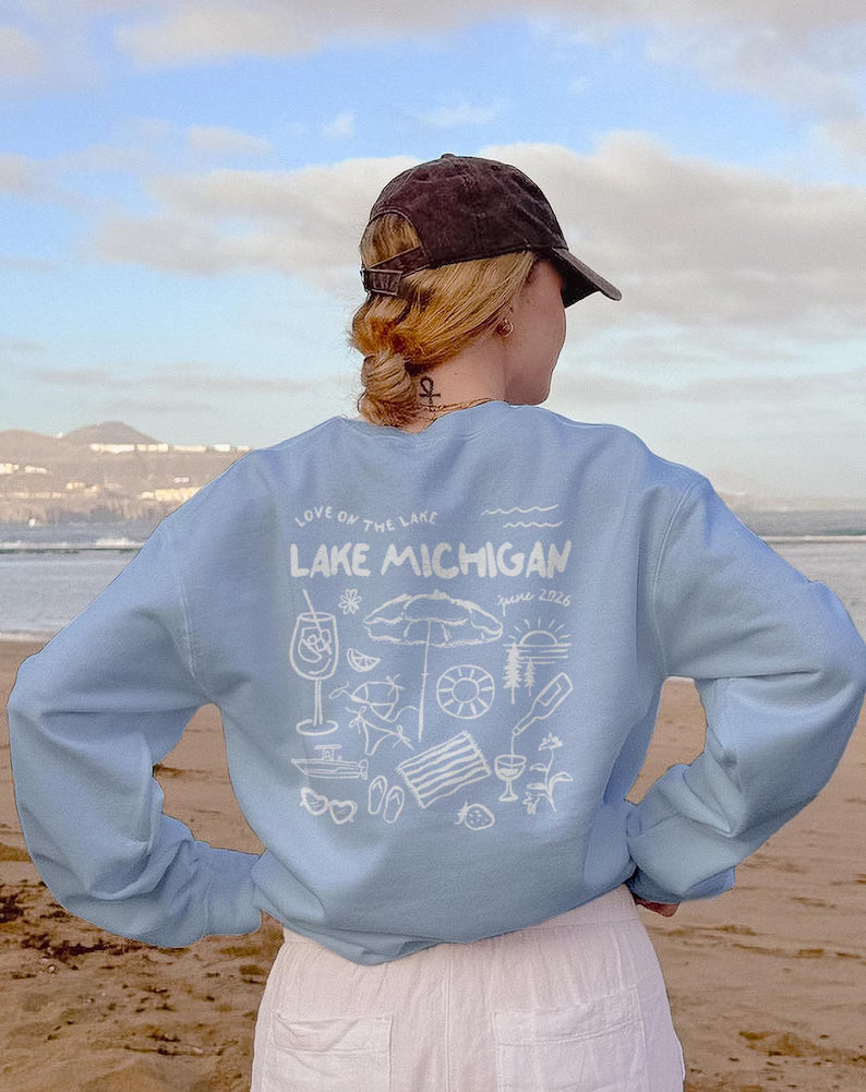 Matching Lake Bachelorette Sweatshirts