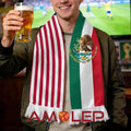Personalized Binational Football Fan Scarf