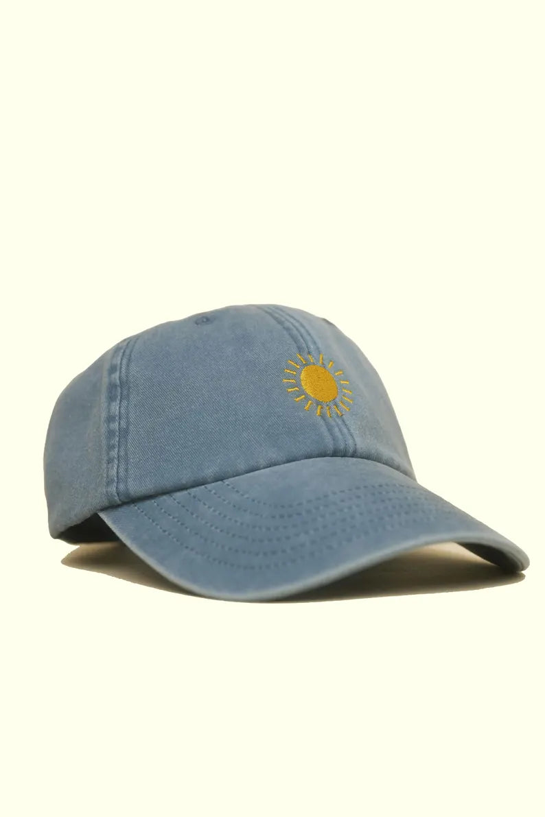 Bestickte Sonne Baseball Cap Stylische Baumwoll Sun Cap