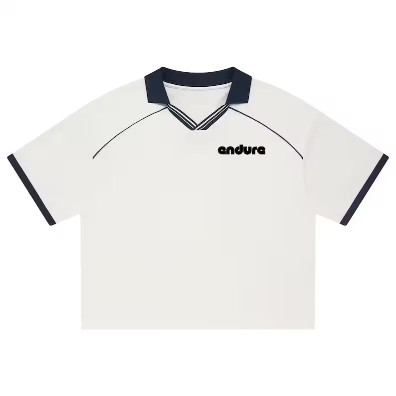 Unisex Boxy Fit Collared Soccer Jersey