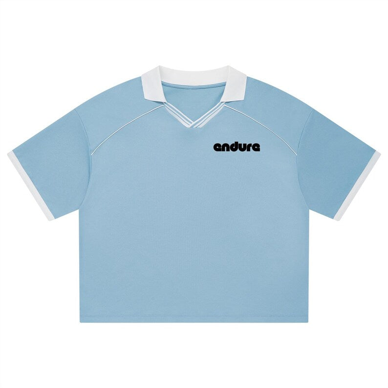 Unisex Boxy Fit Collared Soccer Jersey