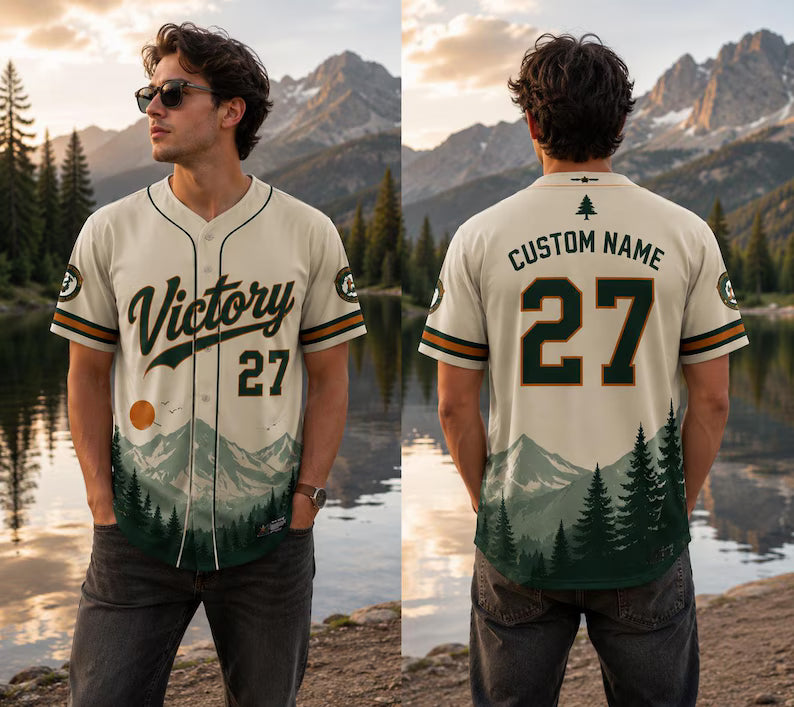 Custom Mountain Baseball Jersey