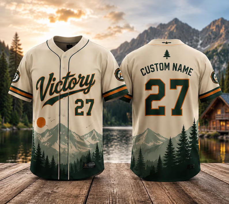 Custom Mountain Baseball Jersey