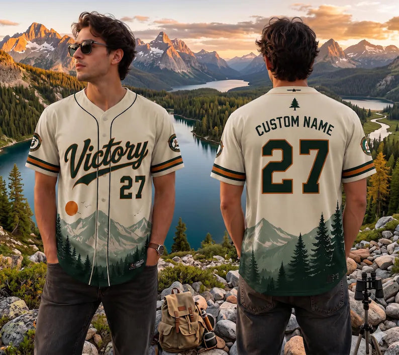 Custom Mountain Baseball Jersey