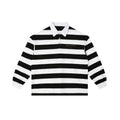 Striped Long Sleeve Polo Shirt