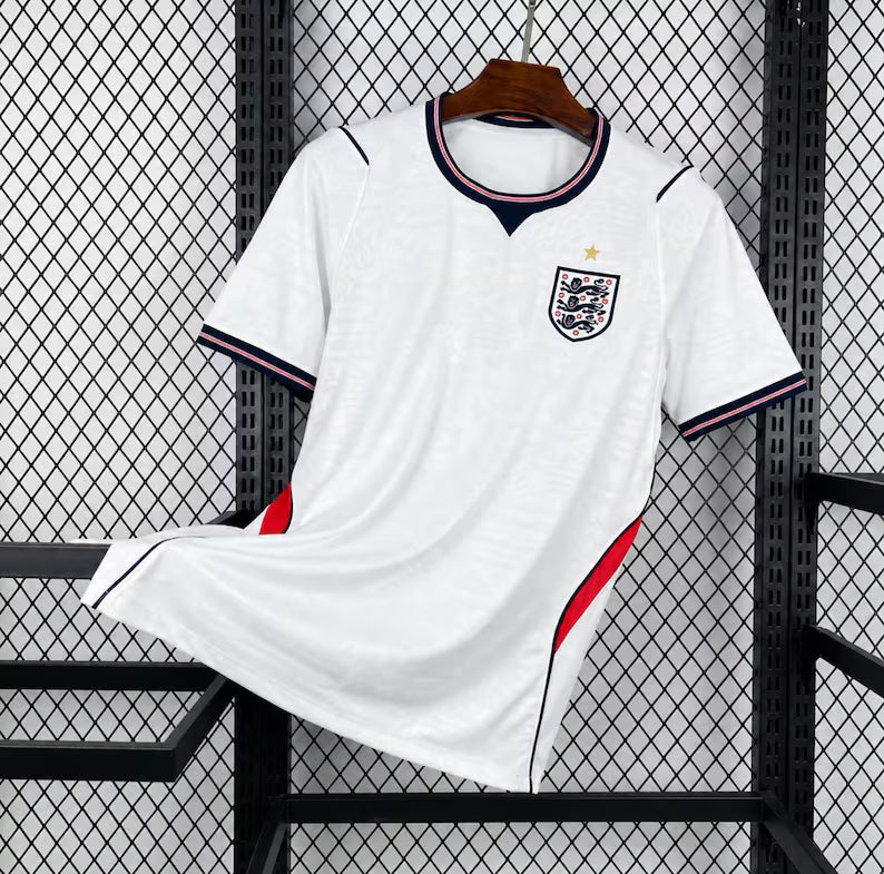 Custom Retro White Three Lions Soccer Jersey | Personalized Vintage Football Shirt