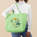 "I Hate People" Funny Camping Canvas Tote Bag