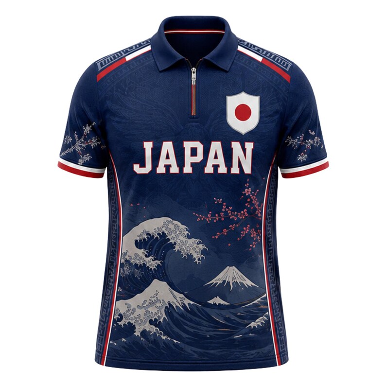 Personalised Lightweight Japanese Flag Jersey