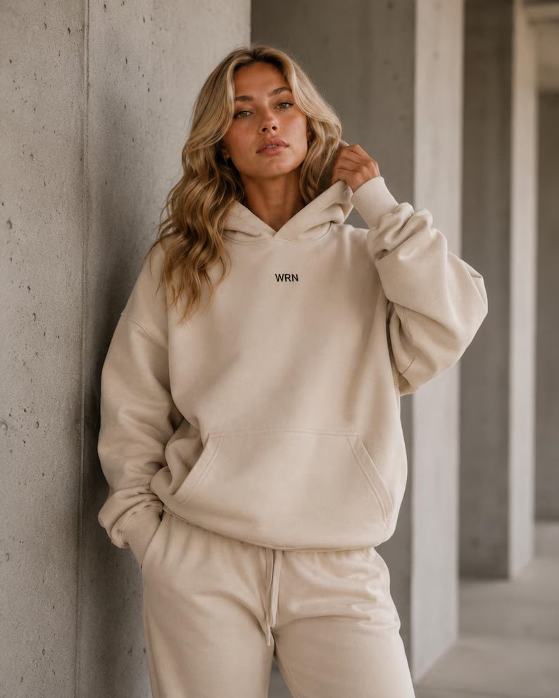Cotton Heavyweight Hoodie | Relaxed Fit Minimalist Essential Pullover