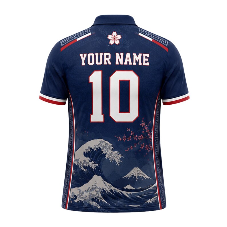 Personalised Lightweight Japanese Flag Jersey